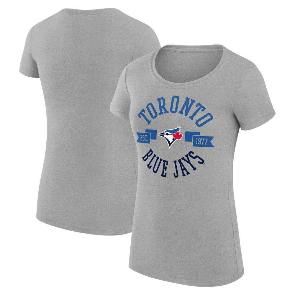 Toronto Blue Jays G-III 4Her by Carl Banks Women's Super-Slim Fit Lightweight City Graphic T-Shirt - MLB T-shirts