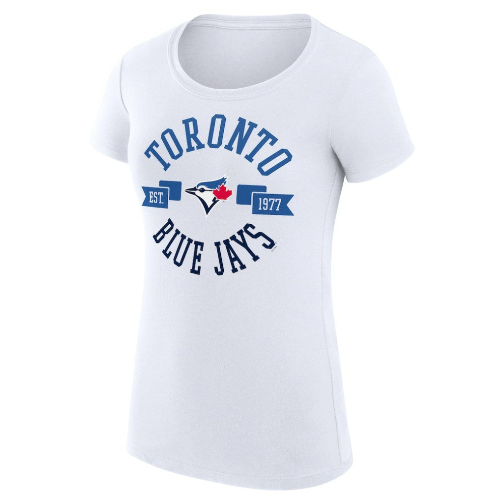 Toronto Blue Jays G-III 4Her by Carl Banks Women's Super-Slim Fit Lightweight City Graphic T-Shirt - MLB T-shirts