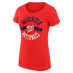 Washington Nationals G-III 4Her by Carl Banks Women's Super-Slim Fit Lightweight City Graphic T-Shirt - MLB T-shirts