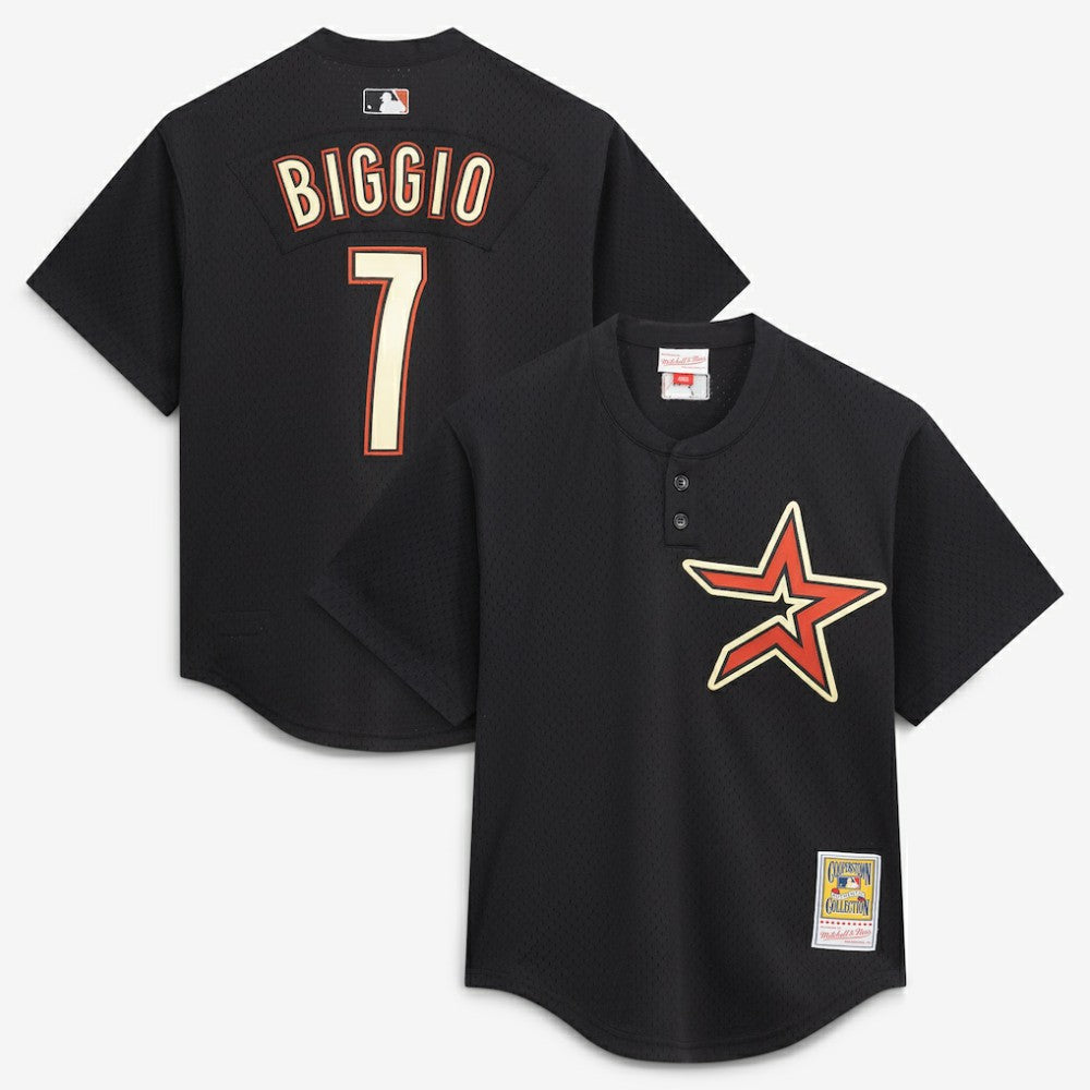 Craig Biggio Houston Astros Mitchell & Ness Authentic Batting Practice Jersey - MLB Jerseys