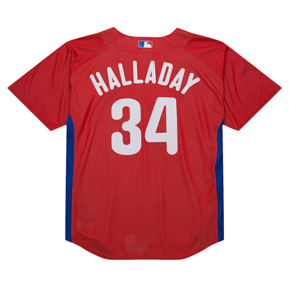 Roy Halladay Philadelphia Phillies Mitchell & Ness Authentic Batting Practice Jersey - MLB Jerseys