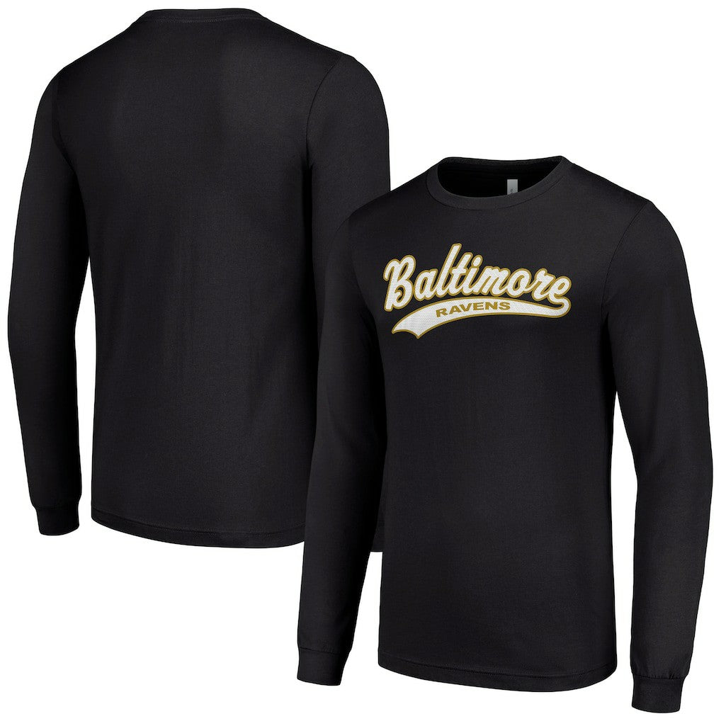 Baltimore Ravens Starter Tailsweep Long Sleeve T-Shirt | NFL Hot