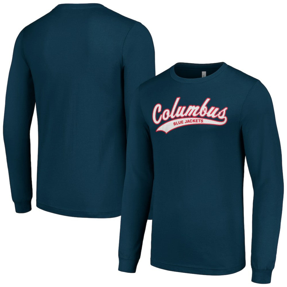 Columbus Blue Jackets Starter Tailsweep T-Shirt -  NHL T-shirts