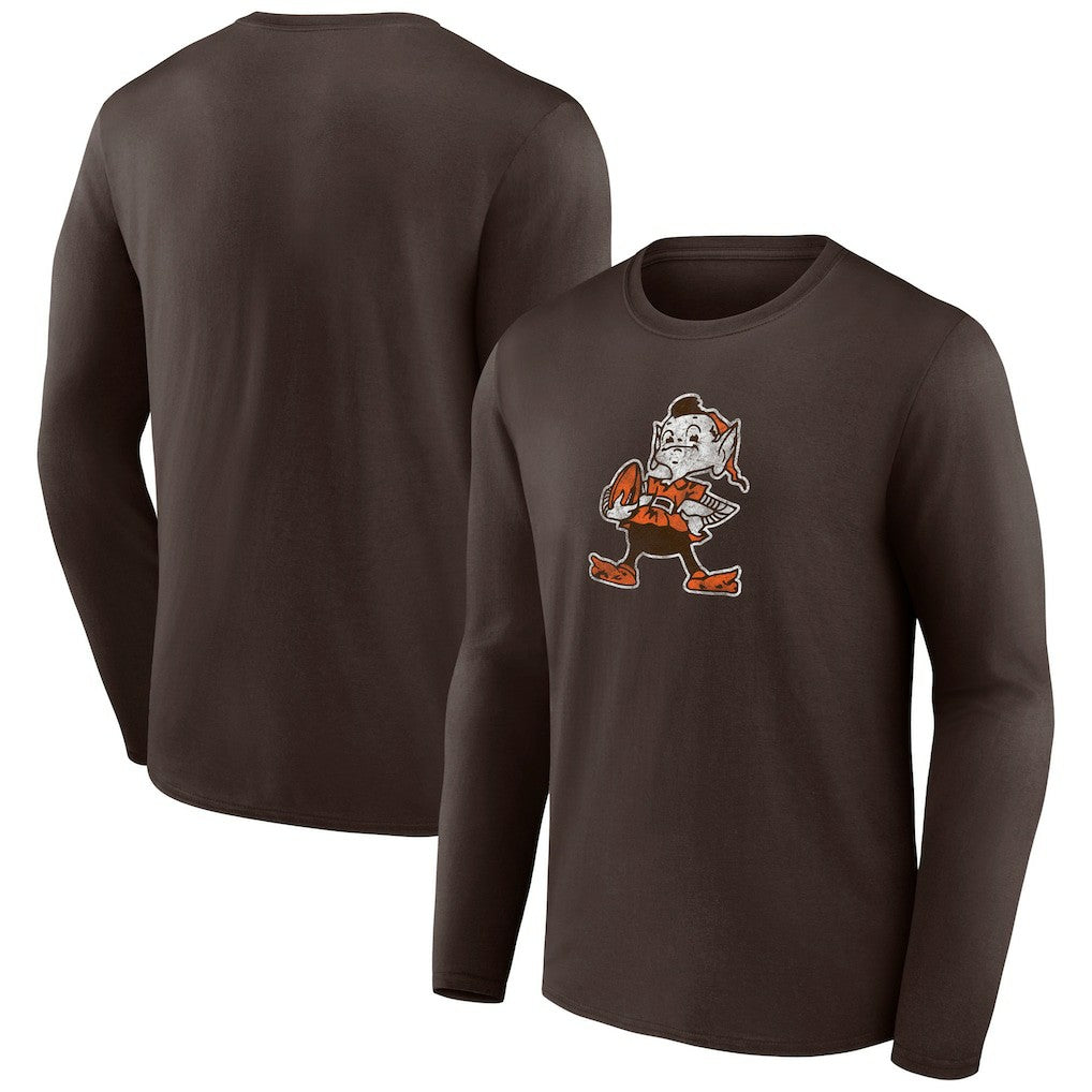 Cleveland Browns Throwback Long Sleeve T-Shirt | NFL Sale