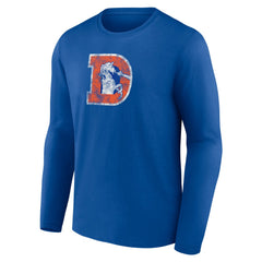 Denver Broncos Throwback Long Sleeve T-Shirt | NFL Outlet