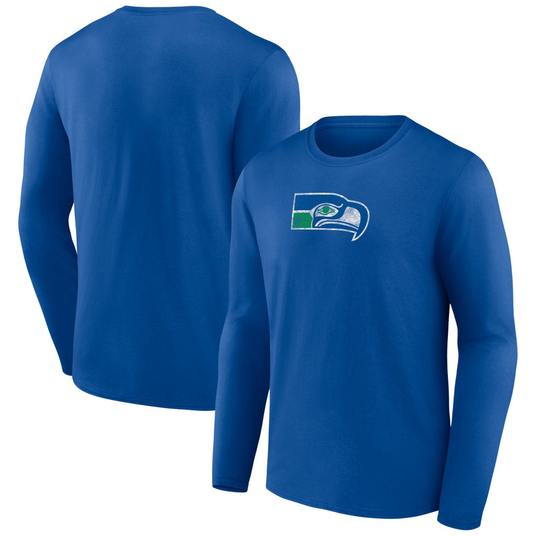 Seattle Seahawks Throwback Long Sleeve T-Shirt | NFL Discount
