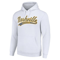 Nashville Predators Starter Tailsweep Fleece Tri-Blend Pullover Hoodie -  NHL Hoodies