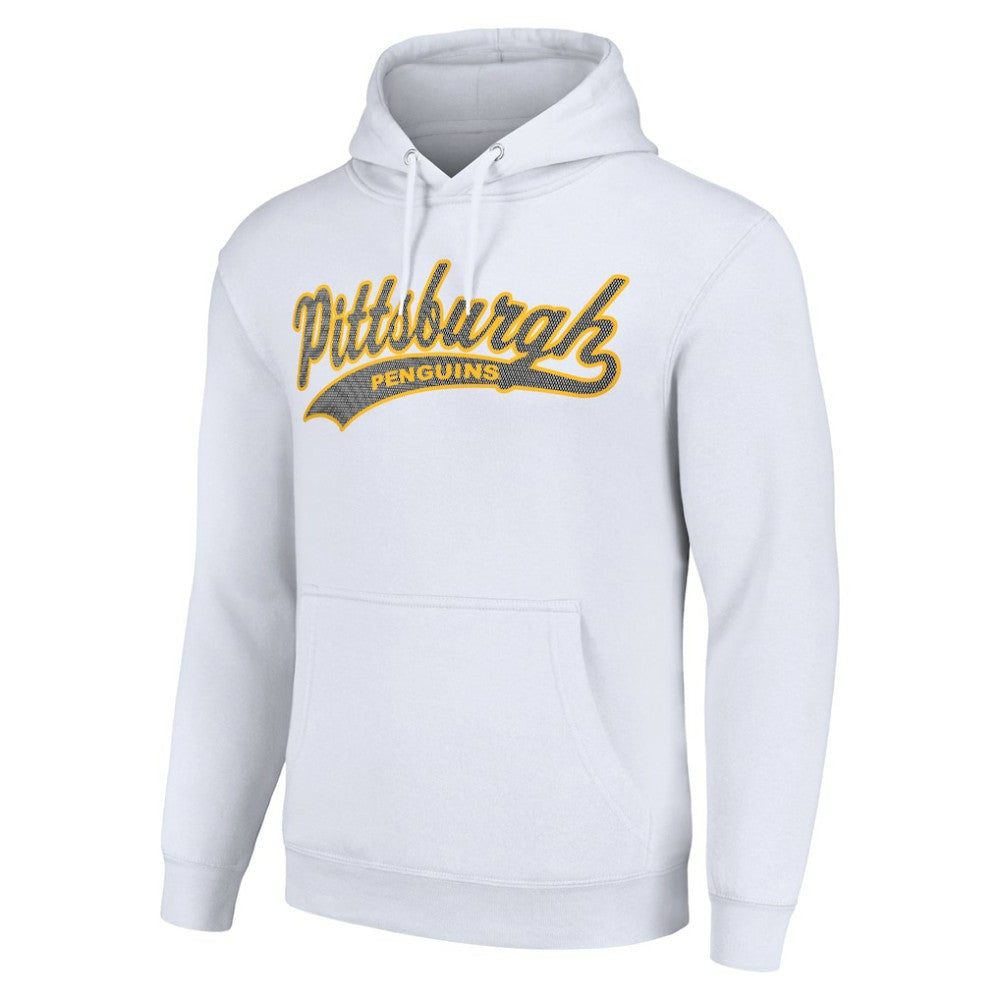 Pittsburgh Penguins Starter Tailsweep Fleece Tri-Blend Pullover Hoodie -  NHL Hoodies
