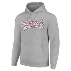 Colorado Avalanche Starter Tailsweep Fleece Tri-Blend Pullover Hoodie -  NHL Hoodies