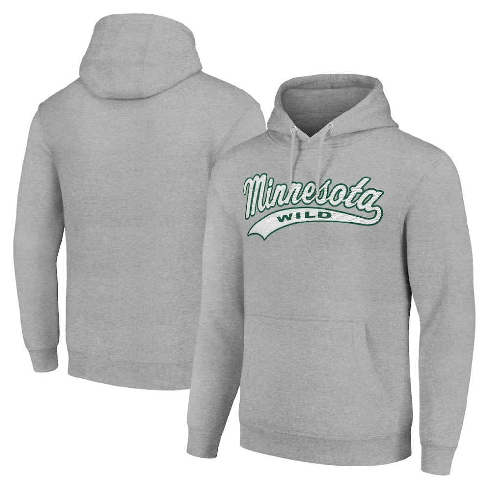 Minnesota Wild Starter Tailsweep Fleece Tri-Blend Pullover Hoodie -  NHL Hoodies