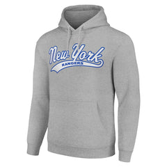 New York Rangers Starter Tailsweep Fleece Tri-Blend Pullover Hoodie -  NHL Hoodies