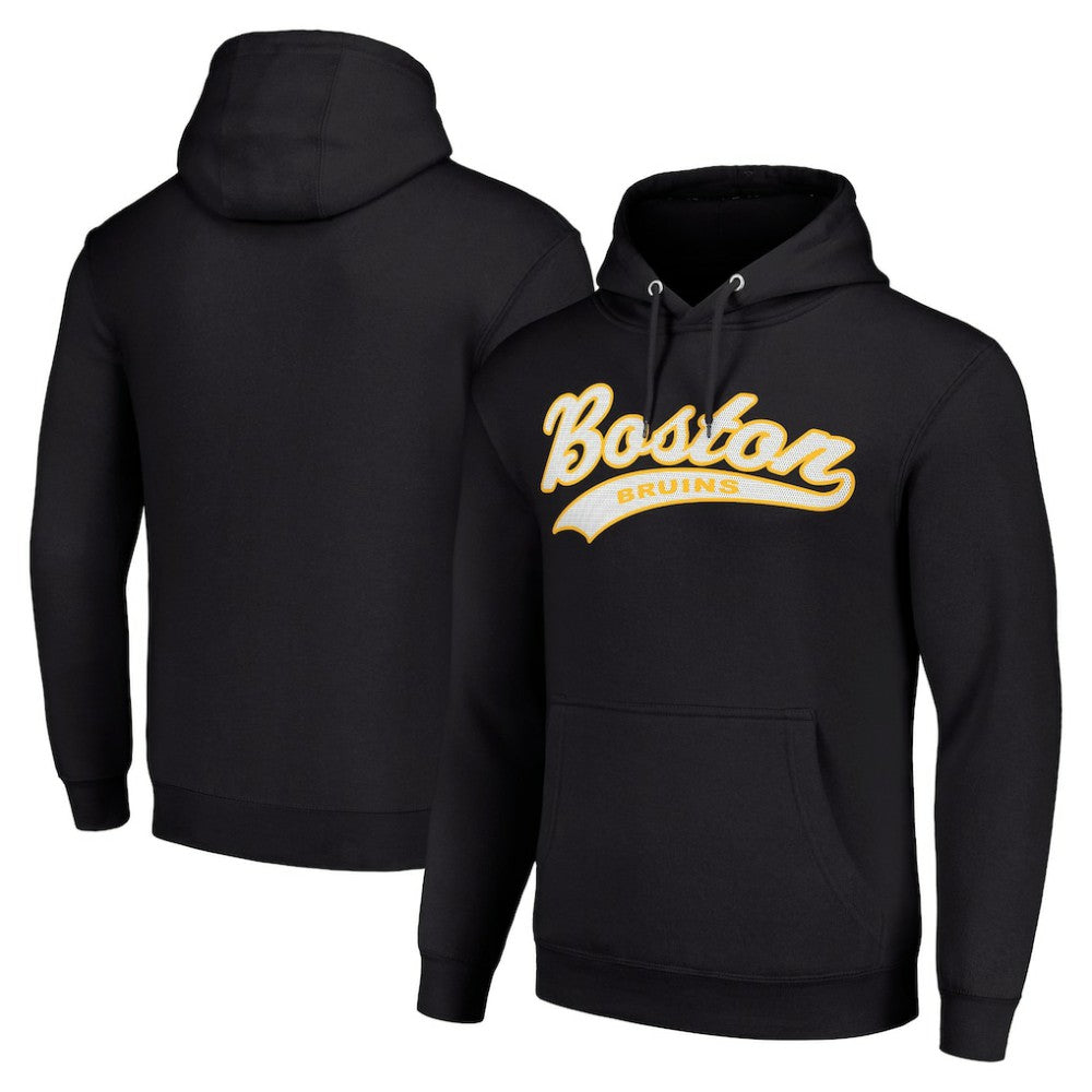 Boston Bruins Starter Tailsweep Fleece Tri-Blend Pullover Hoodie -  NHL Hoodies