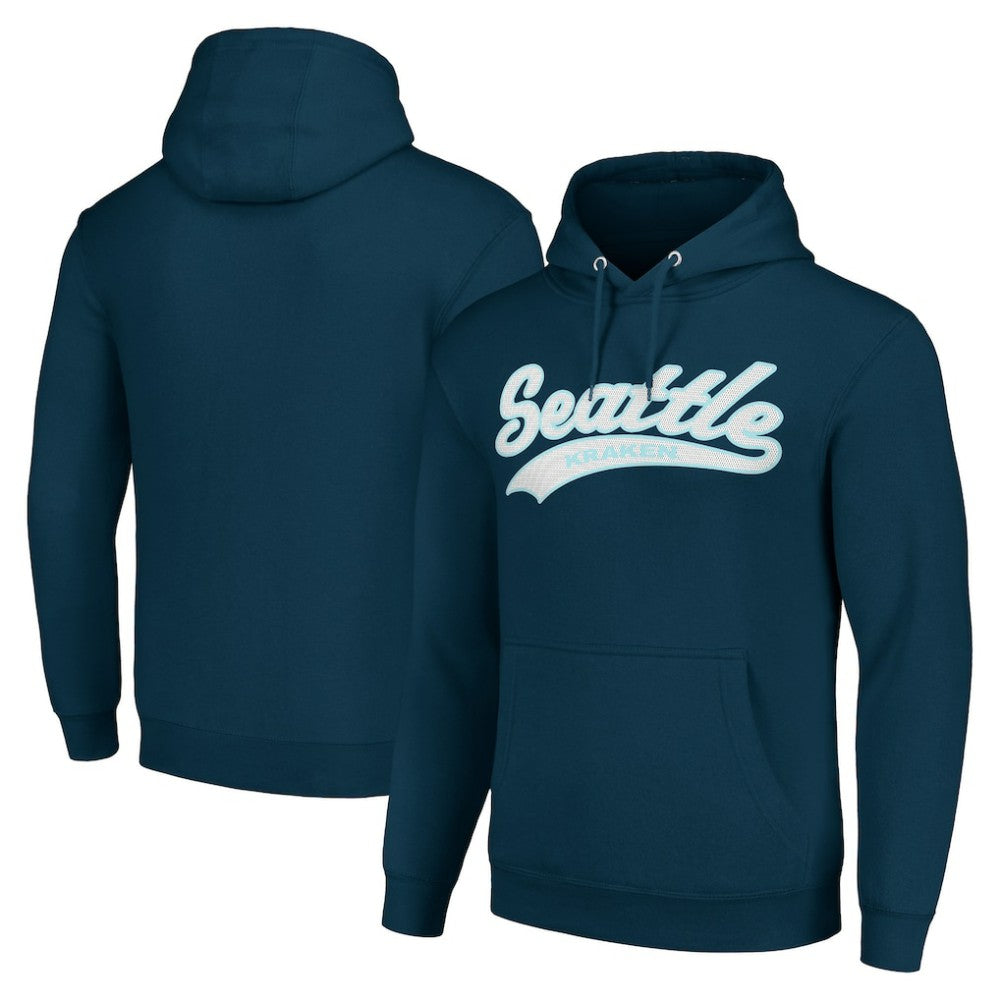 Seattle Kraken Starter Tailsweep Fleece Tri-Blend Pullover Hoodie -  NHL Hoodies