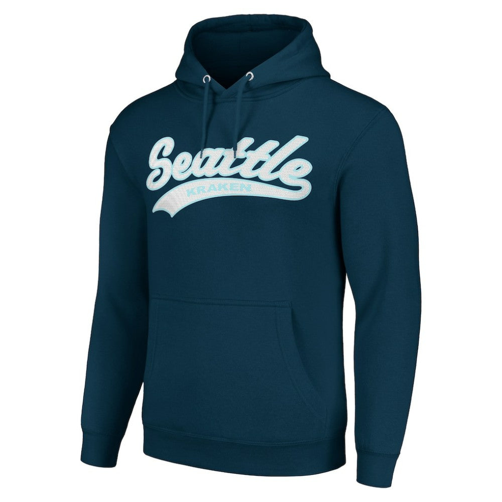 Seattle Kraken Starter Tailsweep Fleece Tri-Blend Pullover Hoodie -  NHL Hoodies