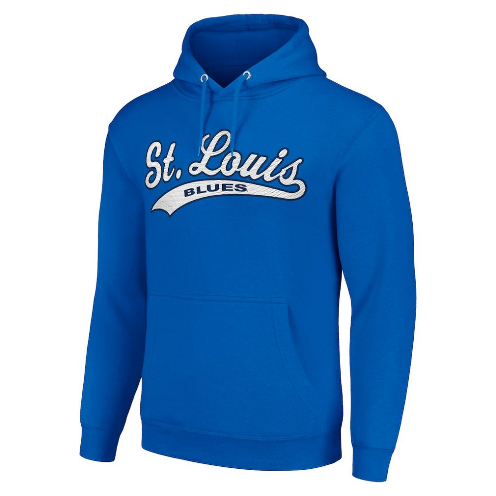 St. Louis Blues Starter Tailsweep Fleece Tri-Blend Pullover Hoodie -  NHL Hoodies