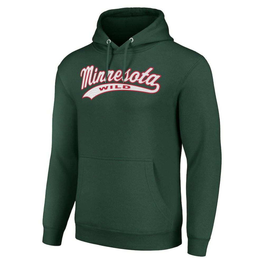 Minnesota Wild Starter Tailsweep Fleece Tri-Blend Pullover Hoodie -  NHL Hoodies