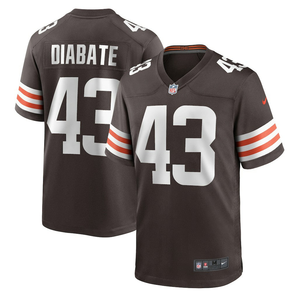 Cleveland Browns Mohamoud Diabate  Team Game Jersey | NFL New
