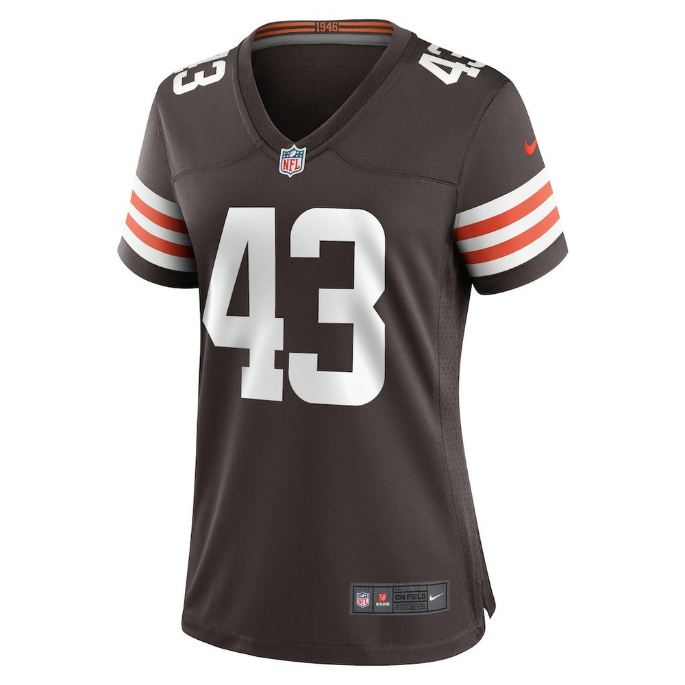 Cleveland Browns Mohamoud Diabate  Women's Team Game Jersey | NFL Discount