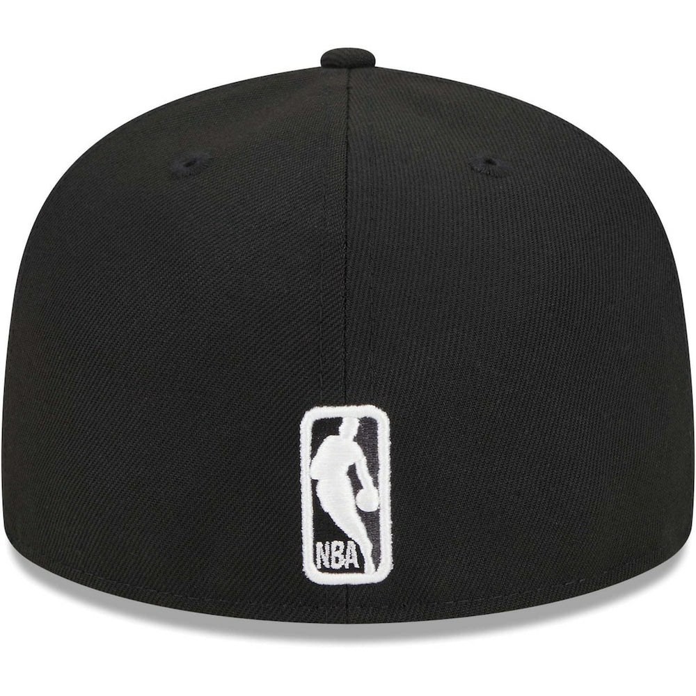 Black Brooklyn Nets Checkerboard UV 59FIFTY Fitted Hat | NBA