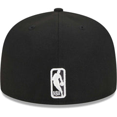 Black Brooklyn Nets Checkerboard UV 59FIFTY Fitted Hat | NBA