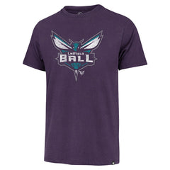 Purple LaMelo Ball Charlotte Hornets '47 Player Logo Vintage T-Shirt | NBA