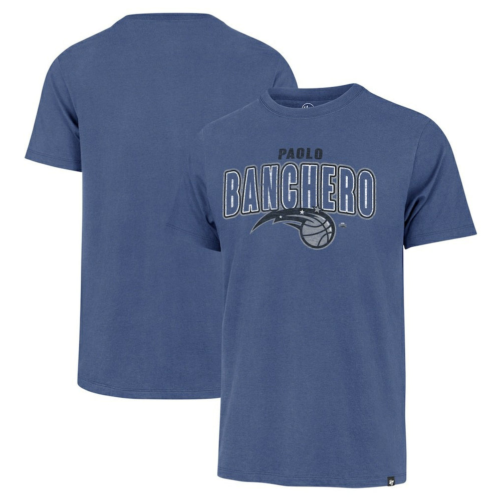 Blue Paolo Banchero Orlando Magic '47 Player Logo Vintage T-Shirt | NBA