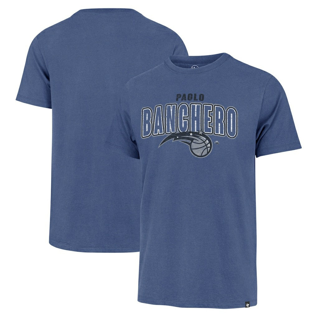 Blue Paolo Banchero Orlando Magic '47 Player Logo Vintage T-Shirt | NBA