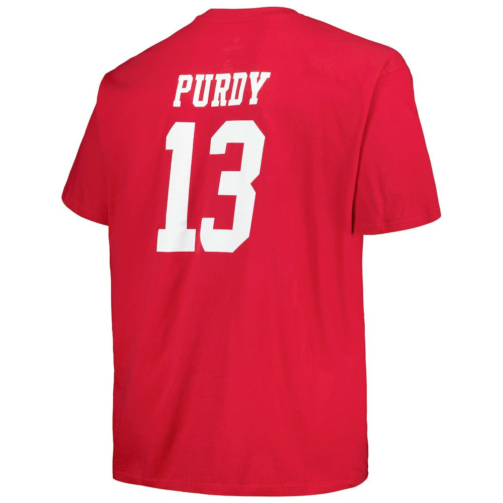 San Francisco 49ers Brock Purdy  Big & Tall Player Name & Number T-Shirt | NFL Online