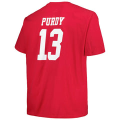 San Francisco 49ers Brock Purdy  Big & Tall Player Name & Number T-Shirt | NFL Online