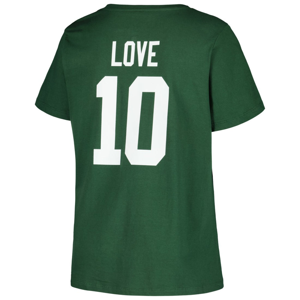 Green Bay Packers Jordan Love  Women's Plus Size Name & Number V-Neck T-Shirt | NFL Near me