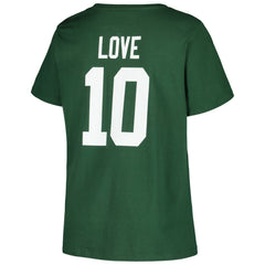 Green Bay Packers Jordan Love  Women's Plus Size Name & Number V-Neck T-Shirt | NFL Near me