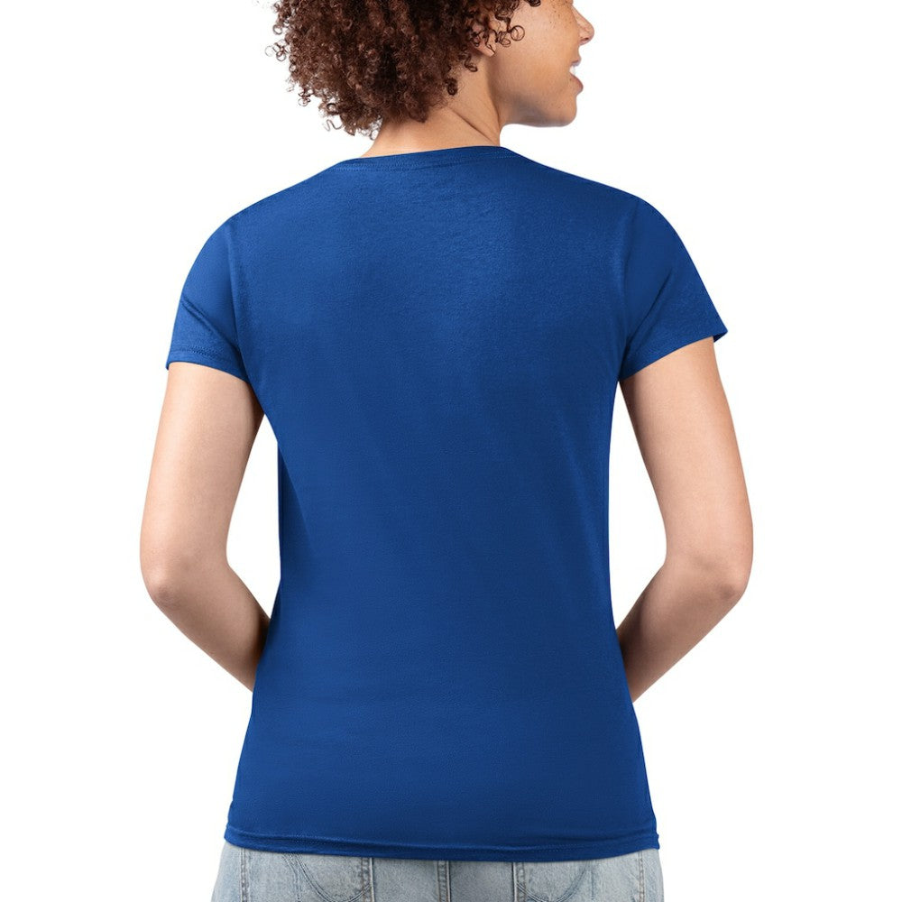 Chicago Cubs G-III 4Her by Carl Banks Women's Super-Slim Fit Lightweight City Graphic V-Neck T-Shirt - MLB T-shirts