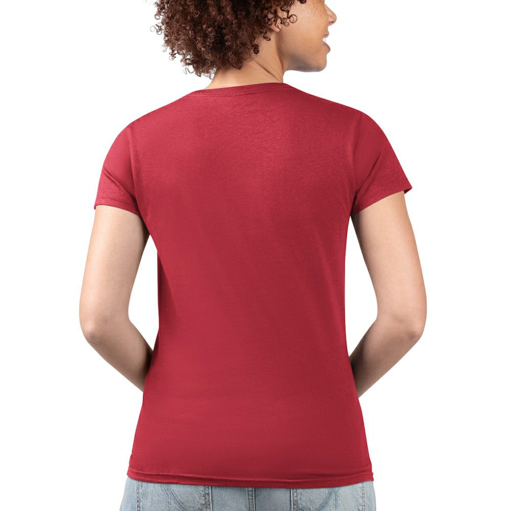 Cleveland Guardians G-III 4Her by Carl Banks Women's Super-Slim Fit Lightweight City Graphic V-Neck T-Shirt - MLB T-shirts