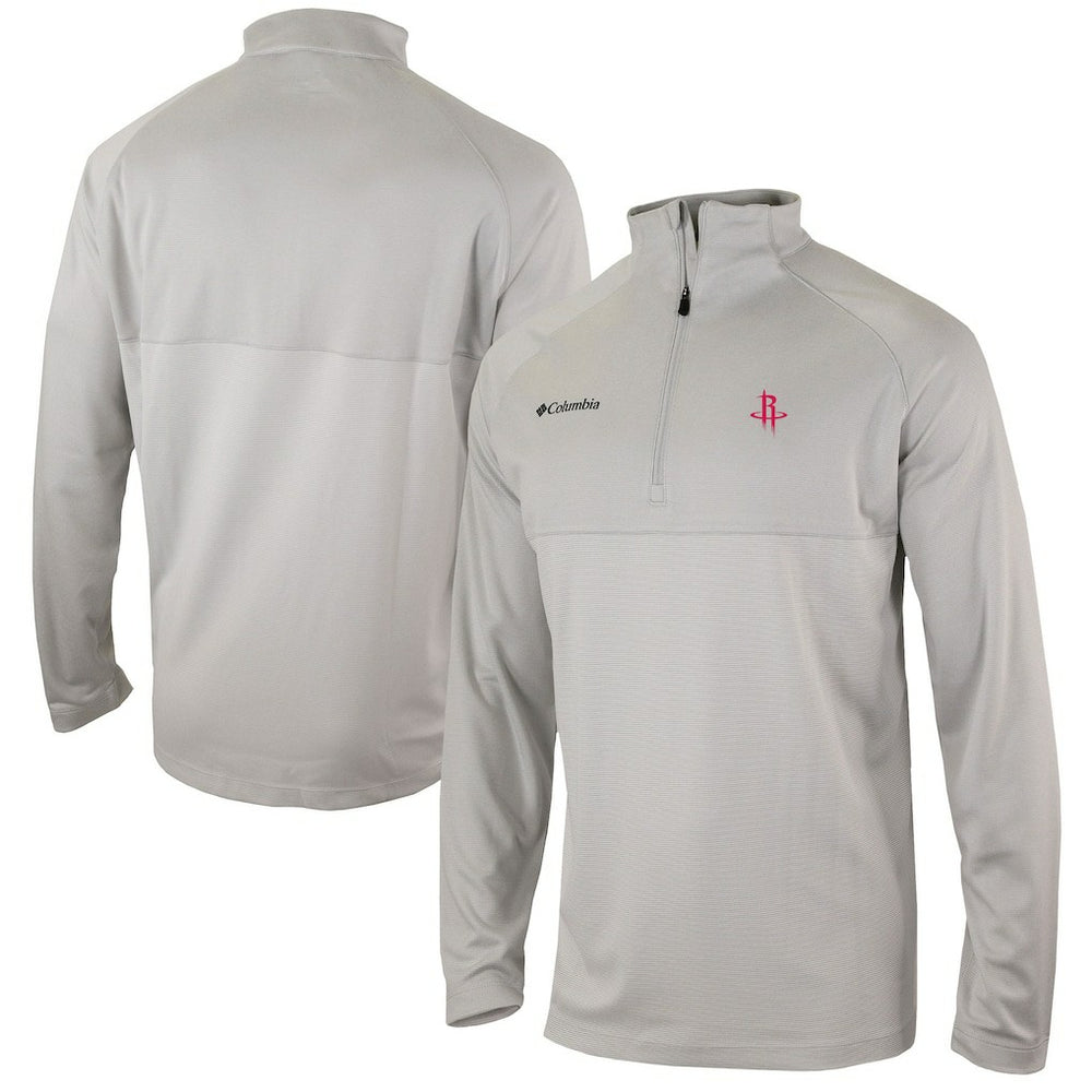 Heather Gray Houston Rockets Omni-Wick Rockin' It Quarter-Zip Pullover Top sale | NBA