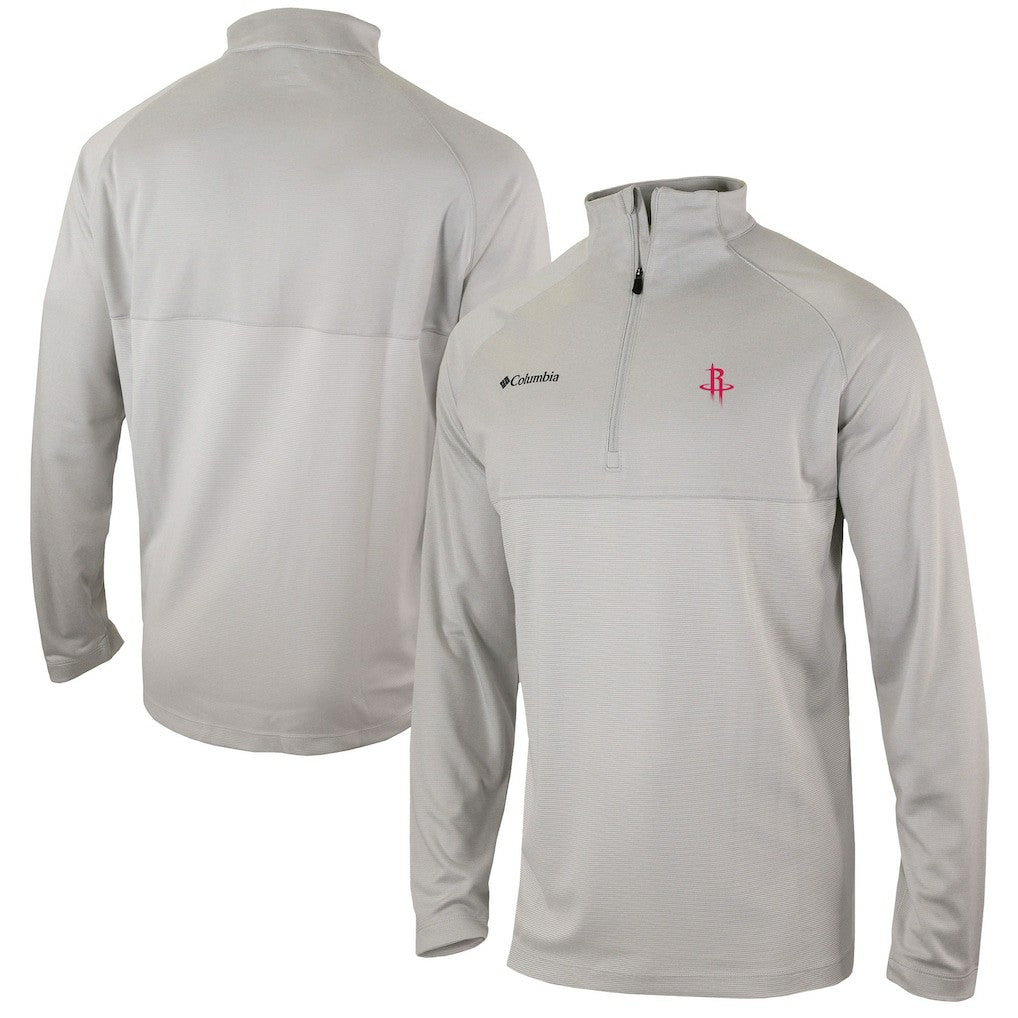Heather Gray Houston Rockets Omni-Wick Rockin' It Quarter-Zip Pullover Top sale | NBA