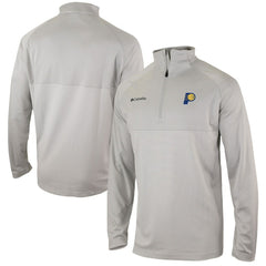 Heather Gray Indiana Pacers Omni-Wick Rockin' It Quarter-Zip Pullover Top | NBA