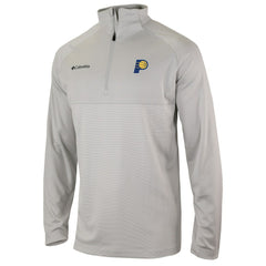 Heather Gray Indiana Pacers Omni-Wick Rockin' It Quarter-Zip Pullover Top | NBA
