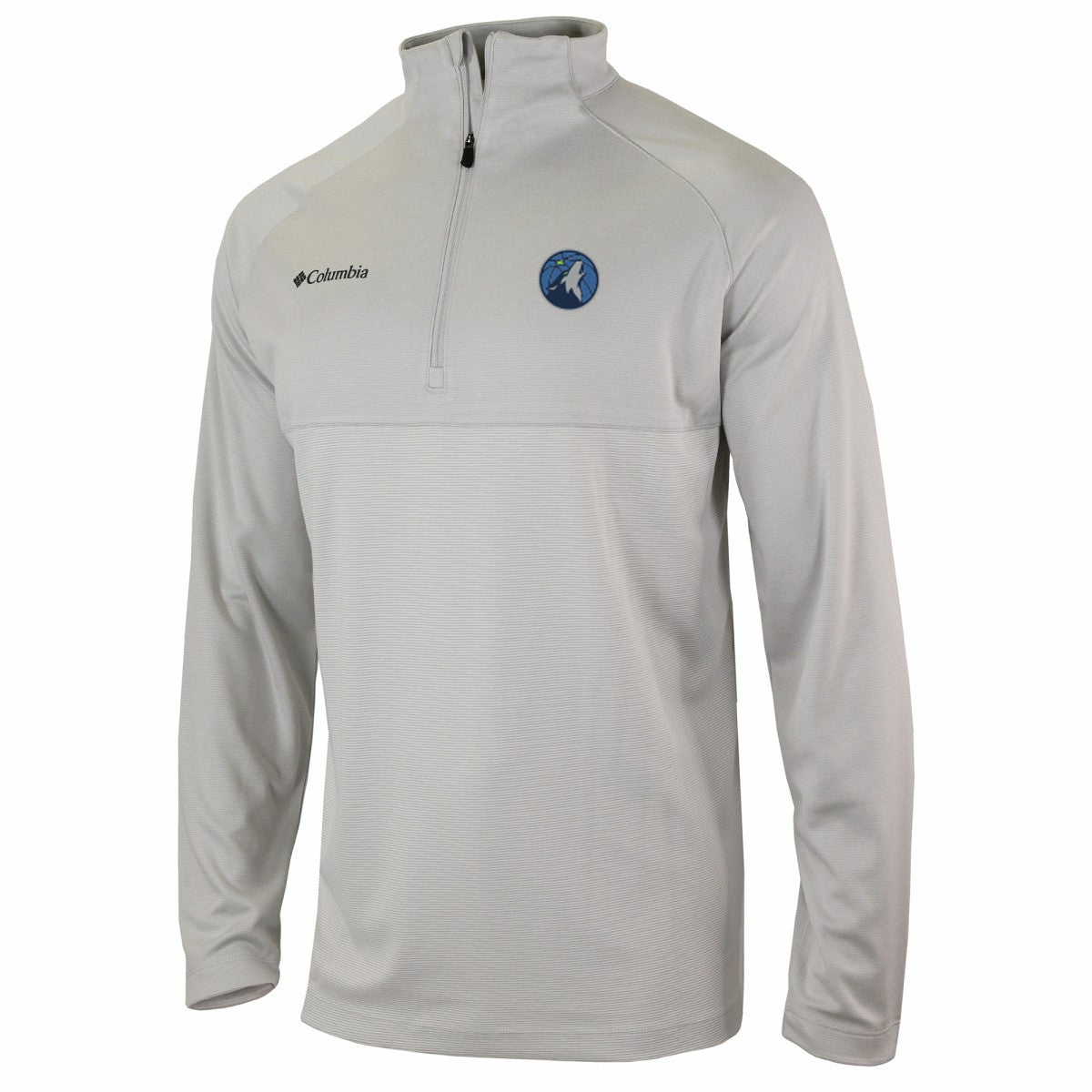 Heather Gray Minnesota Timberwolves Omni-Wick Rockin' It Quarter-Zip Pullover Top | NBA