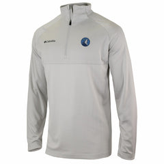Heather Gray Minnesota Timberwolves Omni-Wick Rockin' It Quarter-Zip Pullover Top | NBA