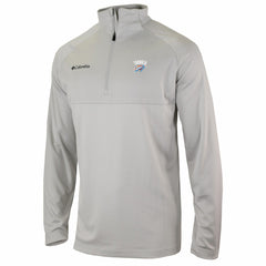 Heather Gray Oklahoma City Thunder Omni-Wick Rockin' It Quarter-Zip Pullover Top | NBA