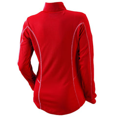 Red Atlanta Hawks Women's Omni-Wick Shotgun Quarter-Zip Pullover Top | NBA