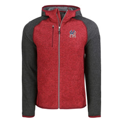 New York Yankees Cutter & Buck Stars & Stripes Mainsail Sweater-Knit Full-Zip Hoodie - MLB Hoodies