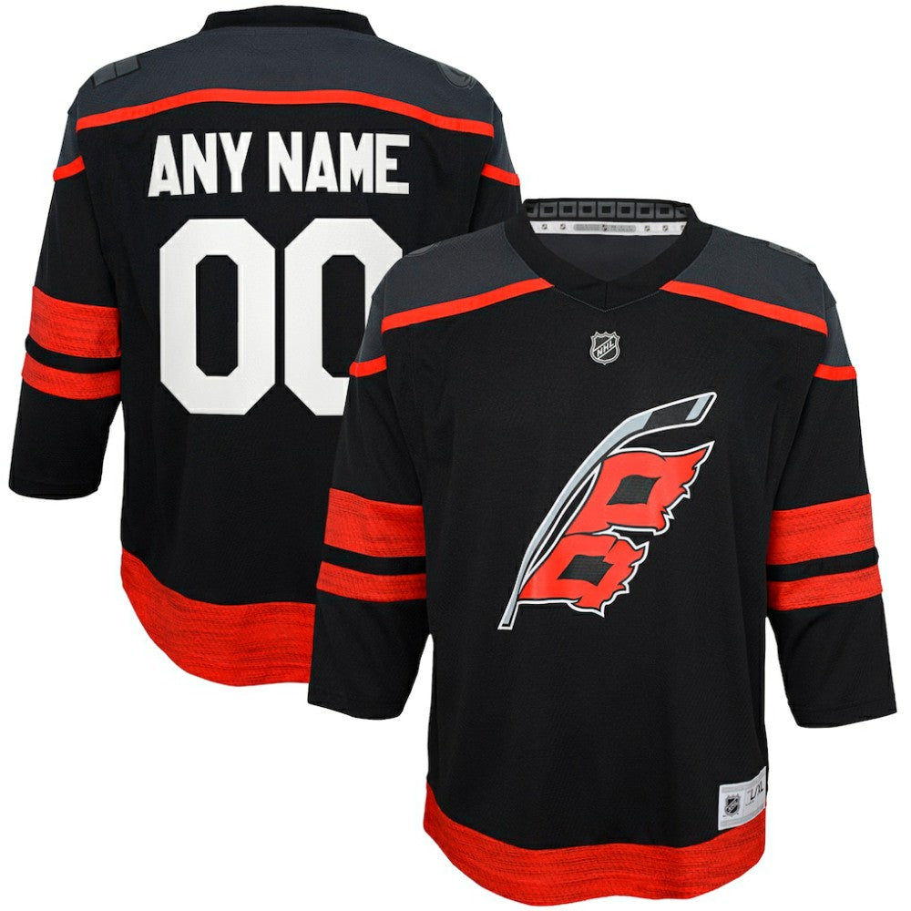 Carolina Hurricanes Youth Home Replica Custom Jersey -  NHL Jerseys