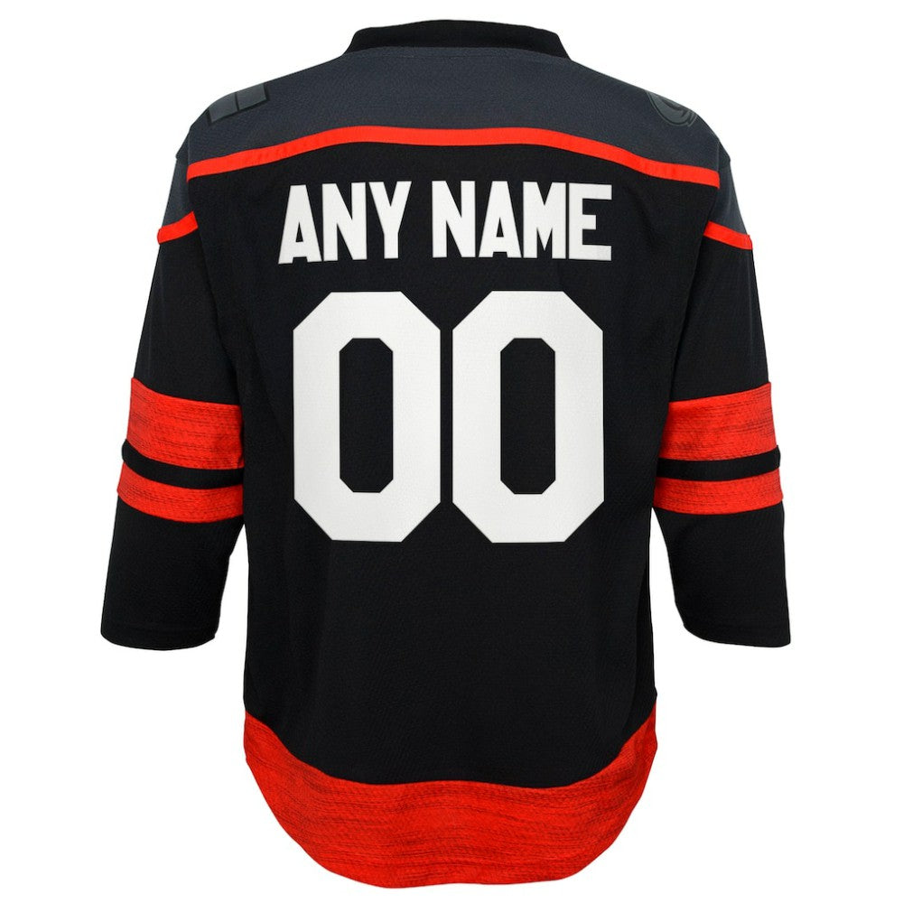 Carolina Hurricanes Youth Home Replica Custom Jersey -  NHL Jerseys