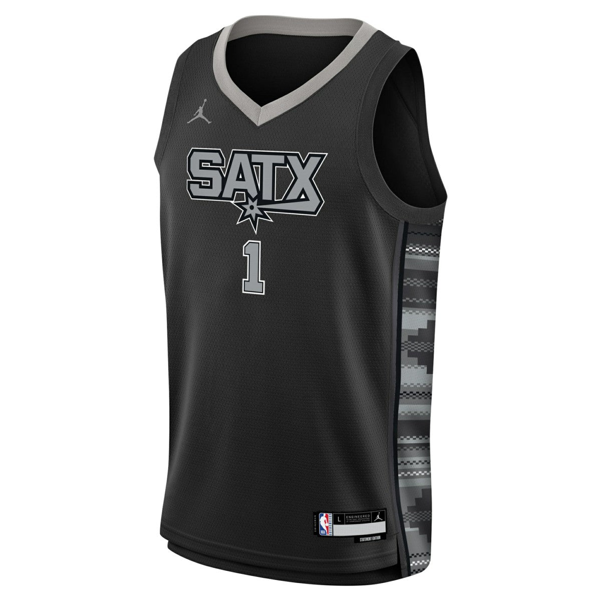 Black Victor Wembanyama San Antonio Spurs Jordan Brand Youth Swingman Jersey | NBA