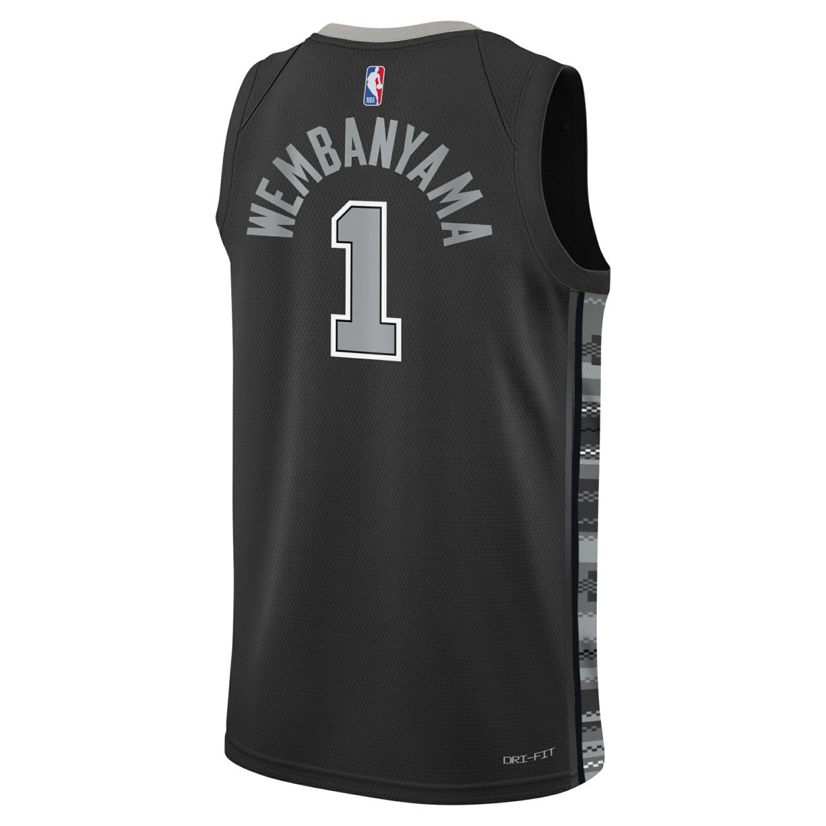 Black Victor Wembanyama San Antonio Spurs Jordan Brand Youth Swingman Jersey | NBA