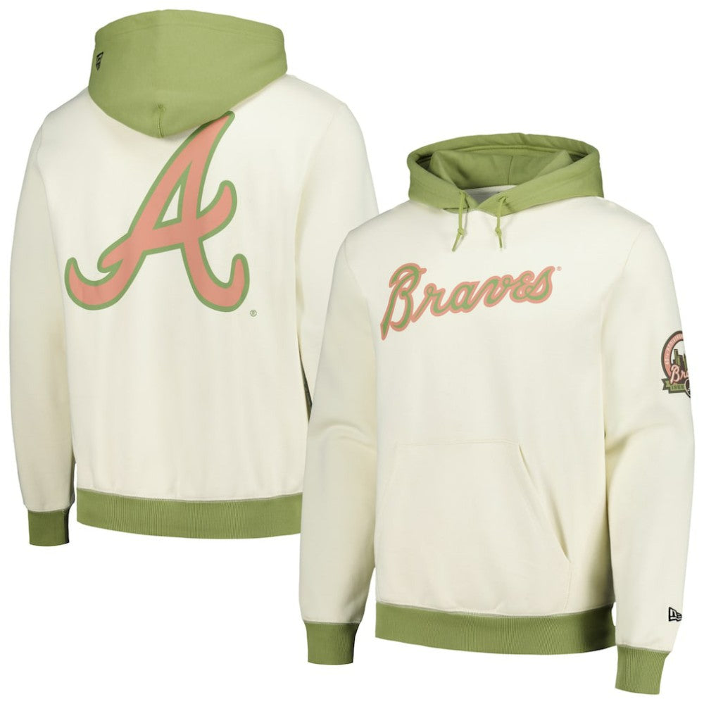 Atlanta Braves New Era Color Pop Pullover Hoodie - MLB Hoodies