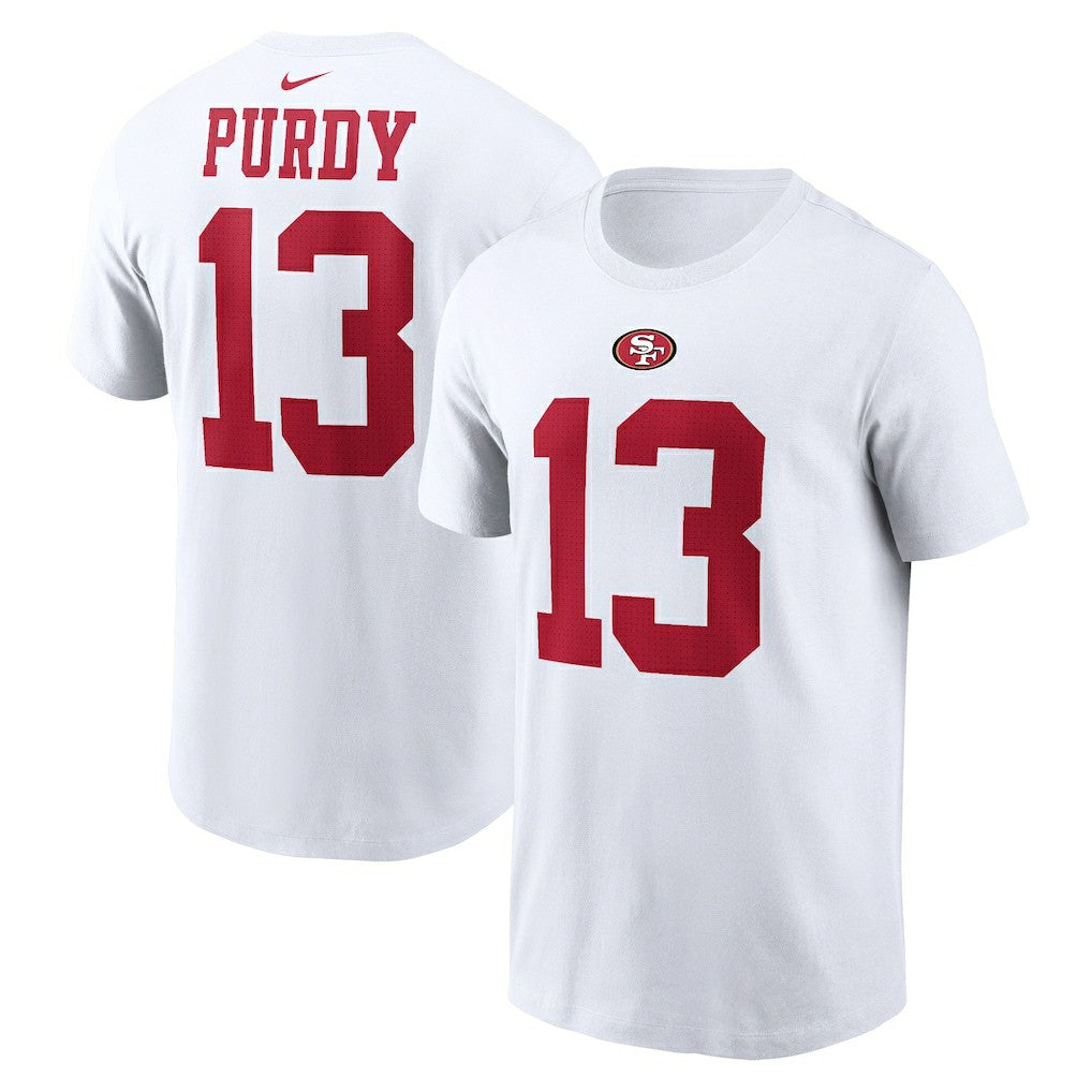 San Francisco 49ers Brock Purdy  Player Name & Number T-Shirt | NFL Outlet