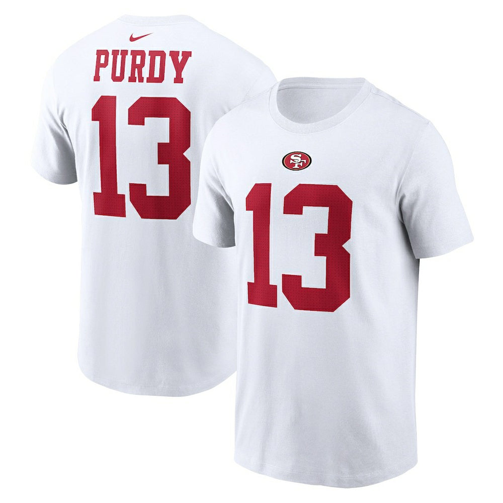 San Francisco 49ers Brock Purdy  Player Name & Number T-Shirt | NFL Outlet