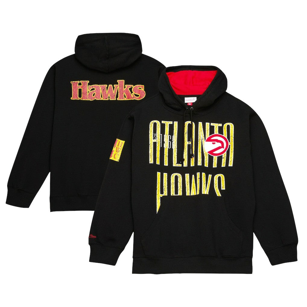Black Atlanta Hawks Hardwood Classics OG 2.0 Pullover Hoodie | NBA